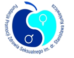 Logo jabłka. Fundacja Promocji Zdrowa Seksualnego im. dr. Stanisława Kurkiewicza